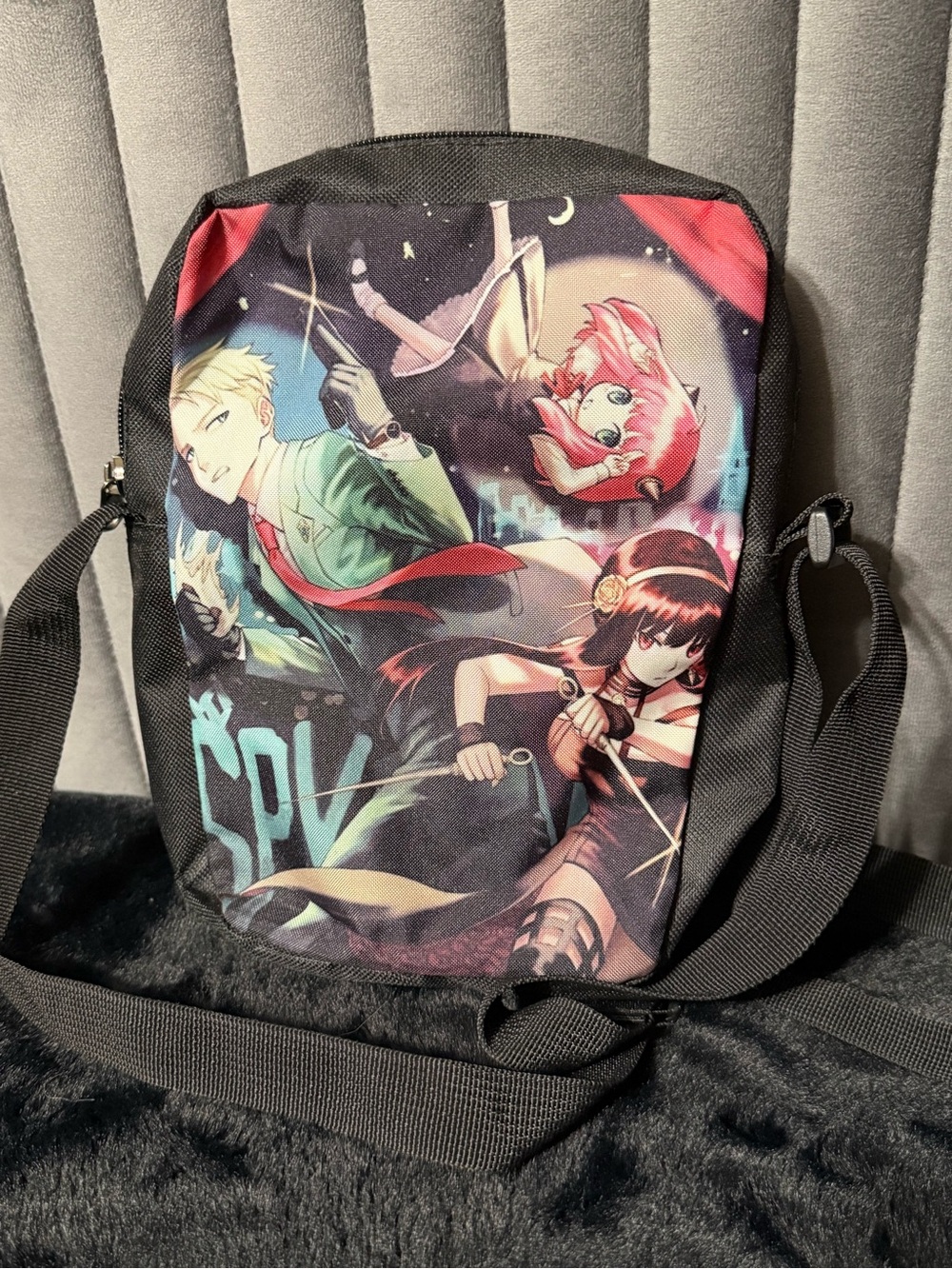 SPY x FAMILY Anime Crossbody Bag Shoulder Purse Manga Adjustable Strap